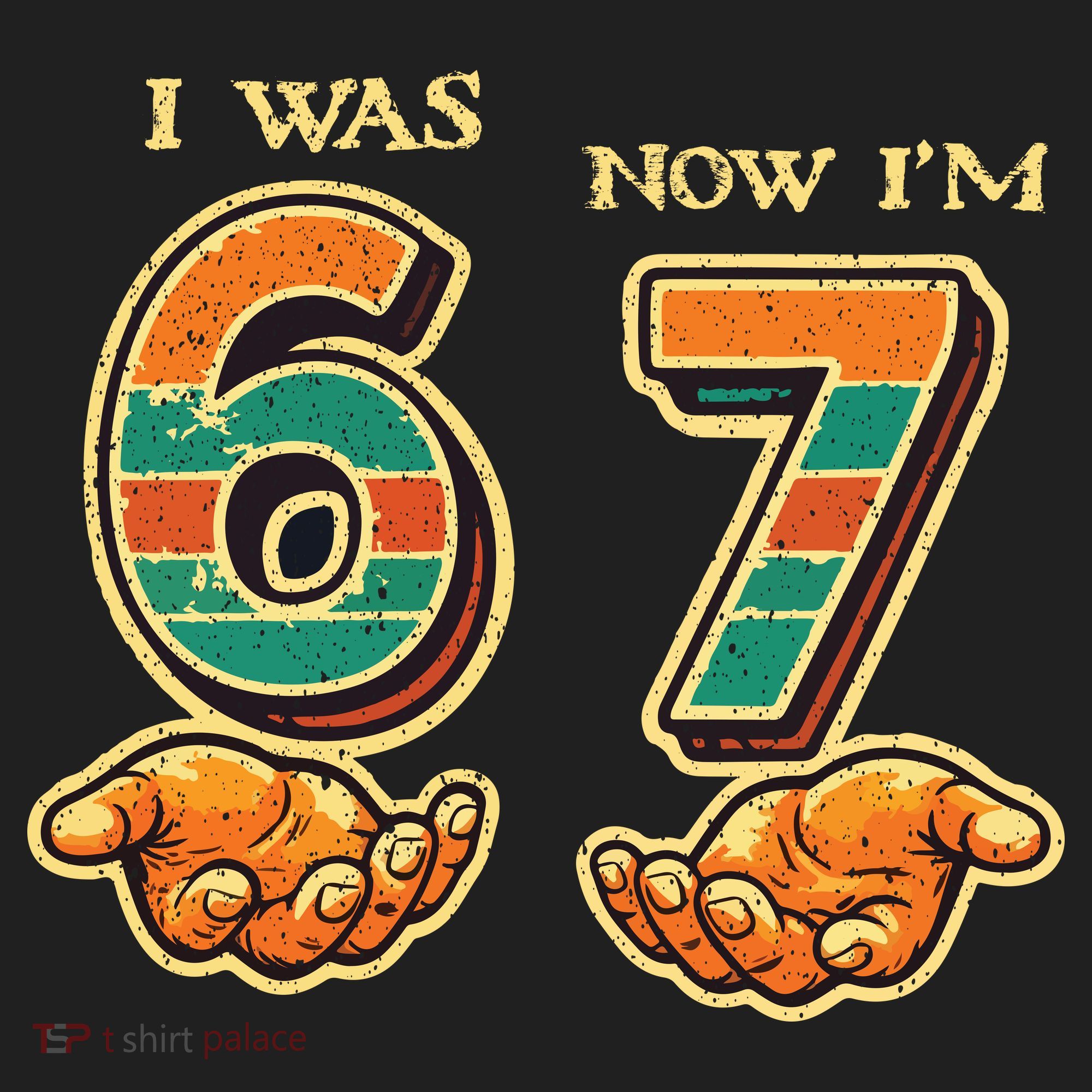 I Was 6 Now I’m 7th Birthday 67 Meme 6-7 Beanie