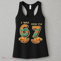 I Was 6 Now I’m 7th Birthday 67 Meme 6-7 Women's Tank Top thumb 3