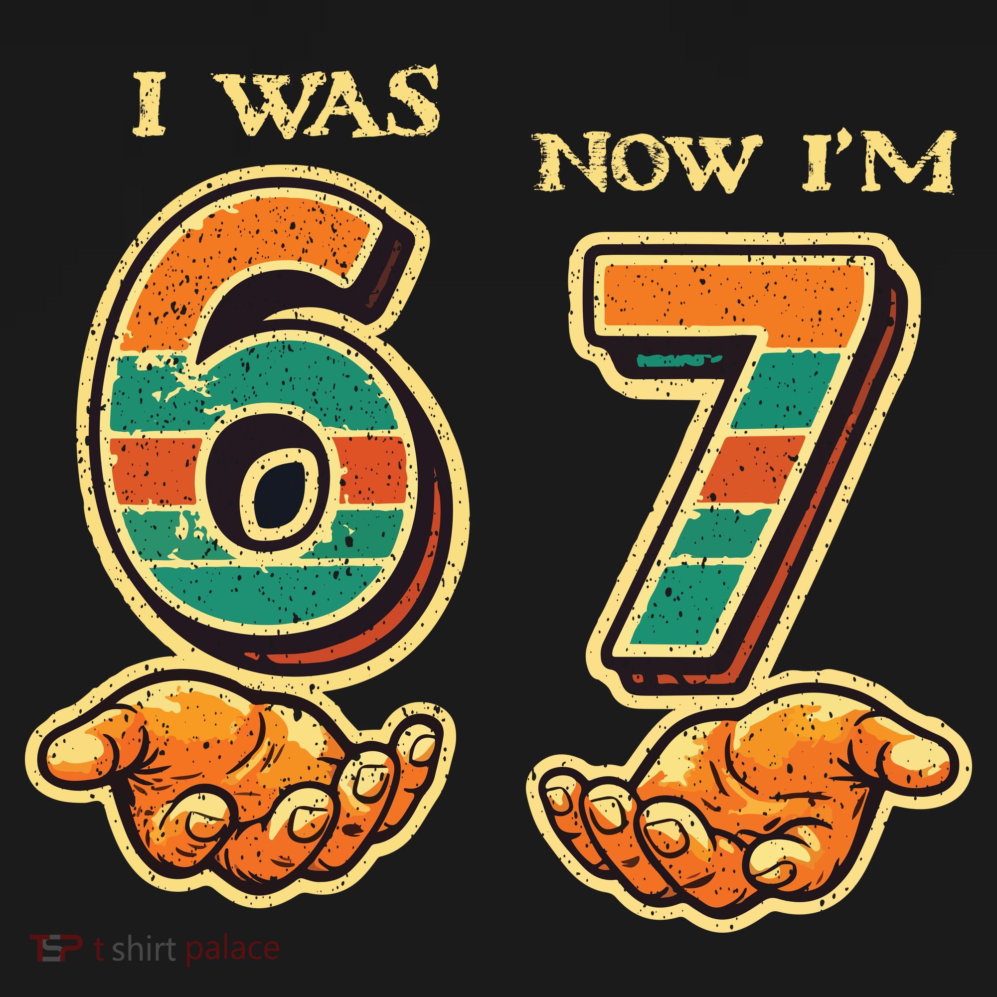 I Was 6 Now I’m 7th Birthday 67 Meme 6-7 Women's Tank Top