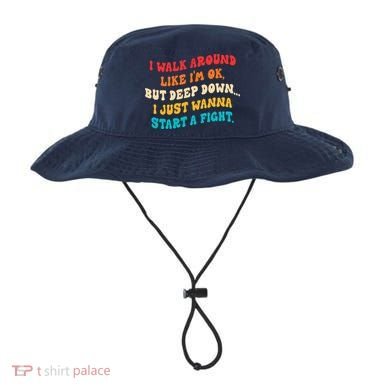 I Walk Around Like I'm Ok, But Deep Down I Just Wanna Start Bucket Hat
