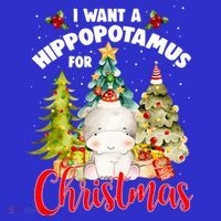 I Want A Hippopotamus For Christmas Xmas Tree Hippo Lover Gift Kids Sweatshirt thumb 2