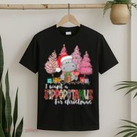 I Want A Hippopotamus For Christmas Xmas Hippo for   T-Shirt thumb 2