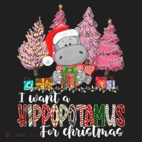 I Want A Hippopotamus For Christmas Xmas Hippo for   Beanie thumb 2