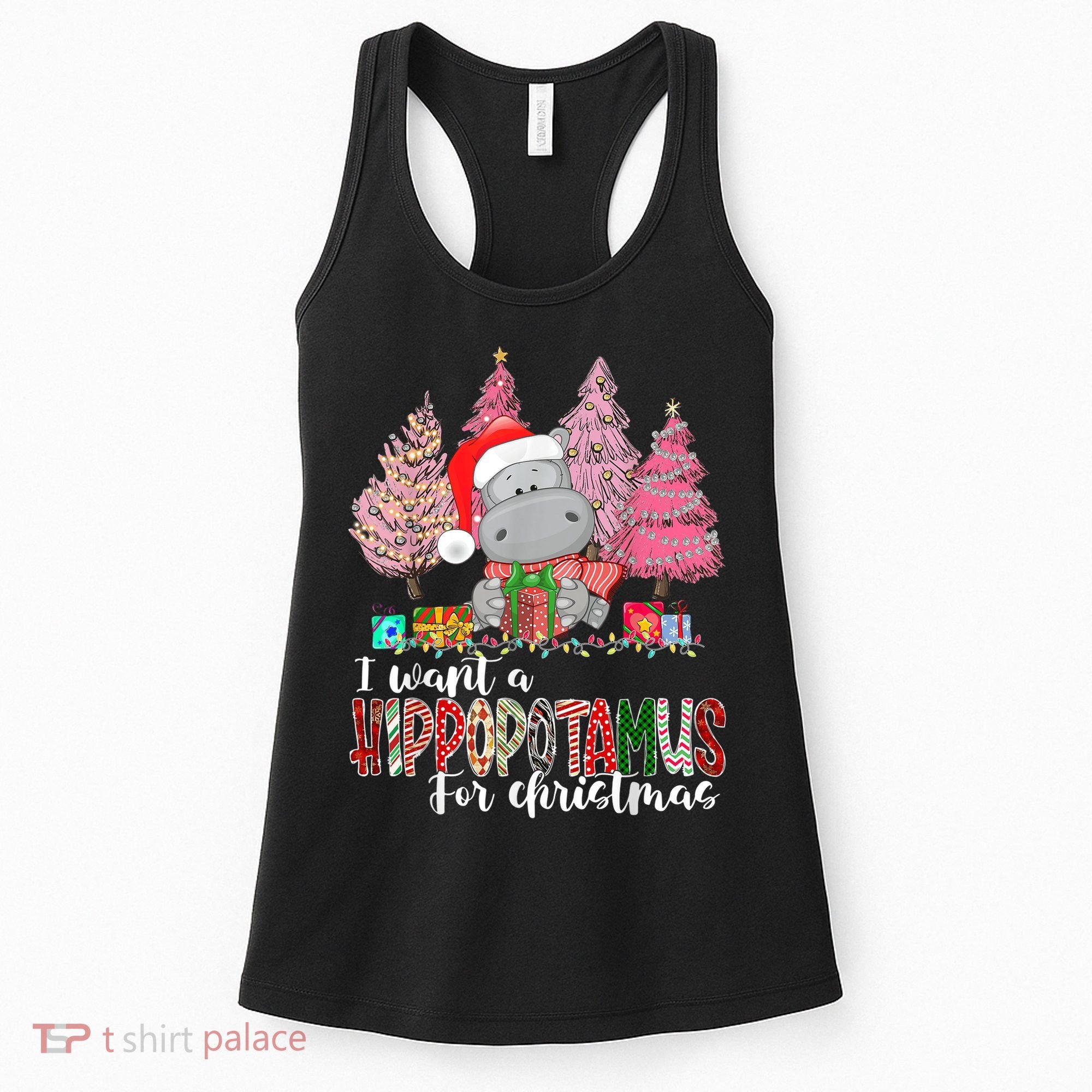 I Want A Hippopotamus For Christmas Xmas Hippo for   Women's Tank Top