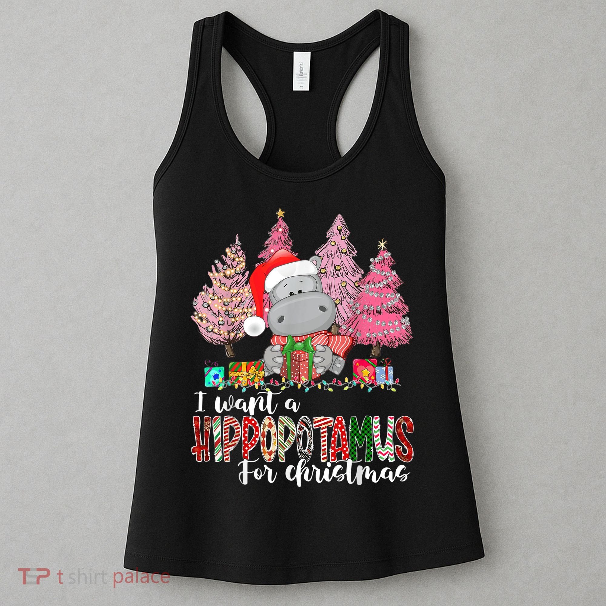 I Want A Hippopotamus For Christmas Xmas Hippo for   Women's Tank Top