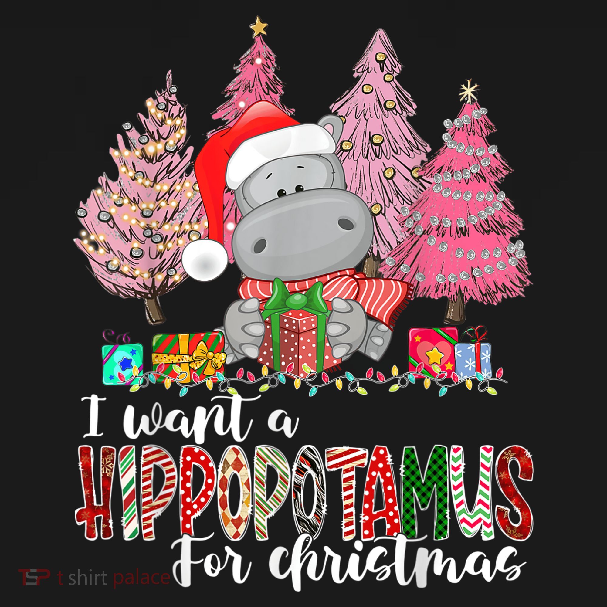 I Want A Hippopotamus For Christmas Xmas Hippo for   Women's Tank Top