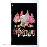 I Want A Hippopotamus For Christmas Xmas Hippo for   Golf Towel thumb 0