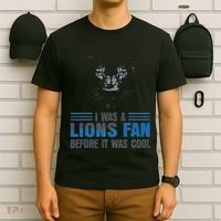 I Was A Lions Fan Before It Was Cool Fan Lions Blue Eyes Us T-Shirt thumb 6