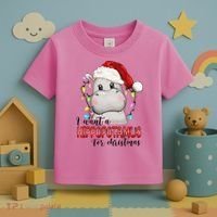 I Want A Hippopotamus For Christmas Xmas Toddler T-Shirt thumb 3
