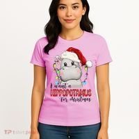 I Want A Hippopotamus For Christmas Xmas Women's T-Shirt thumb 4