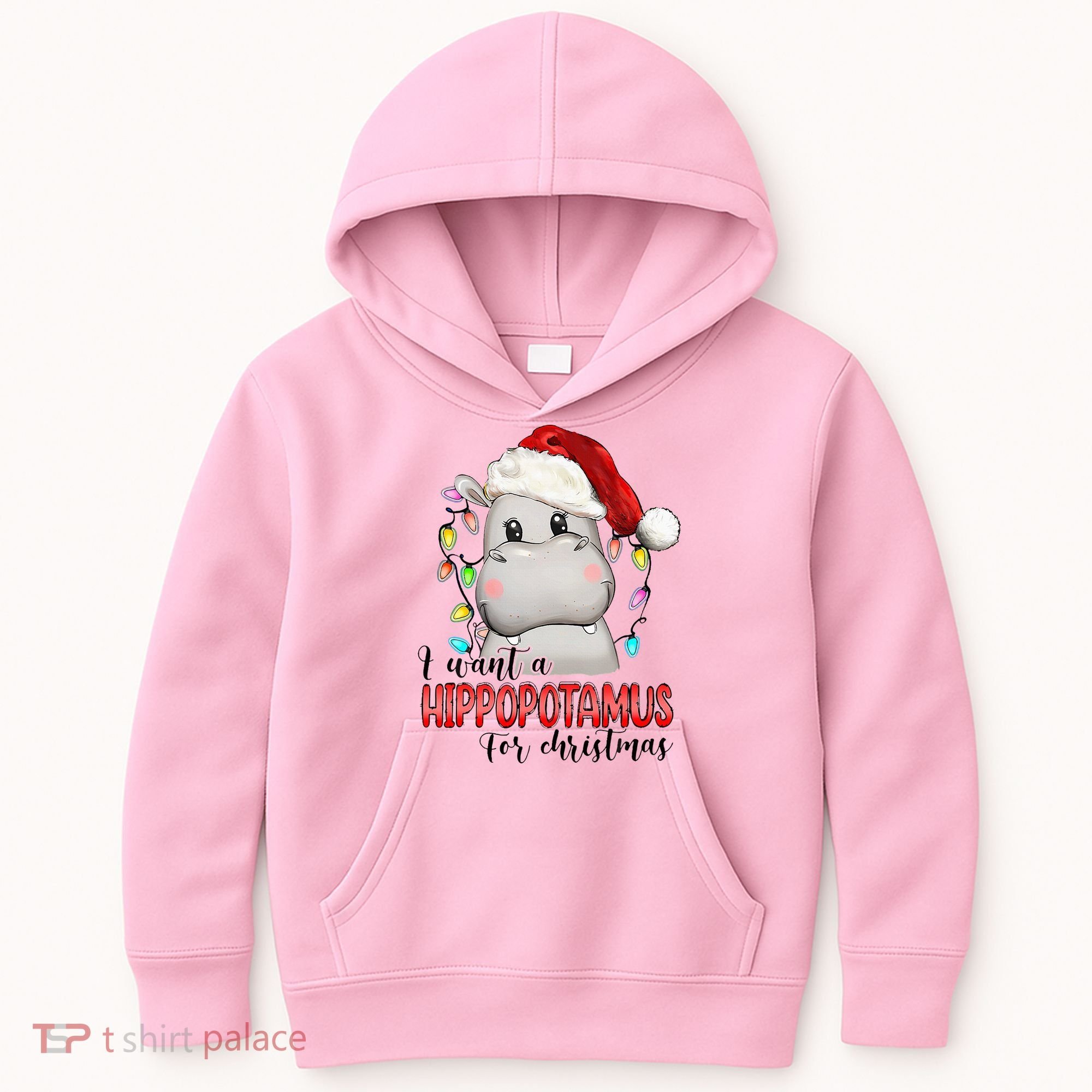 I Want A Hippopotamus For Christmas Xmas Kids Hoodie