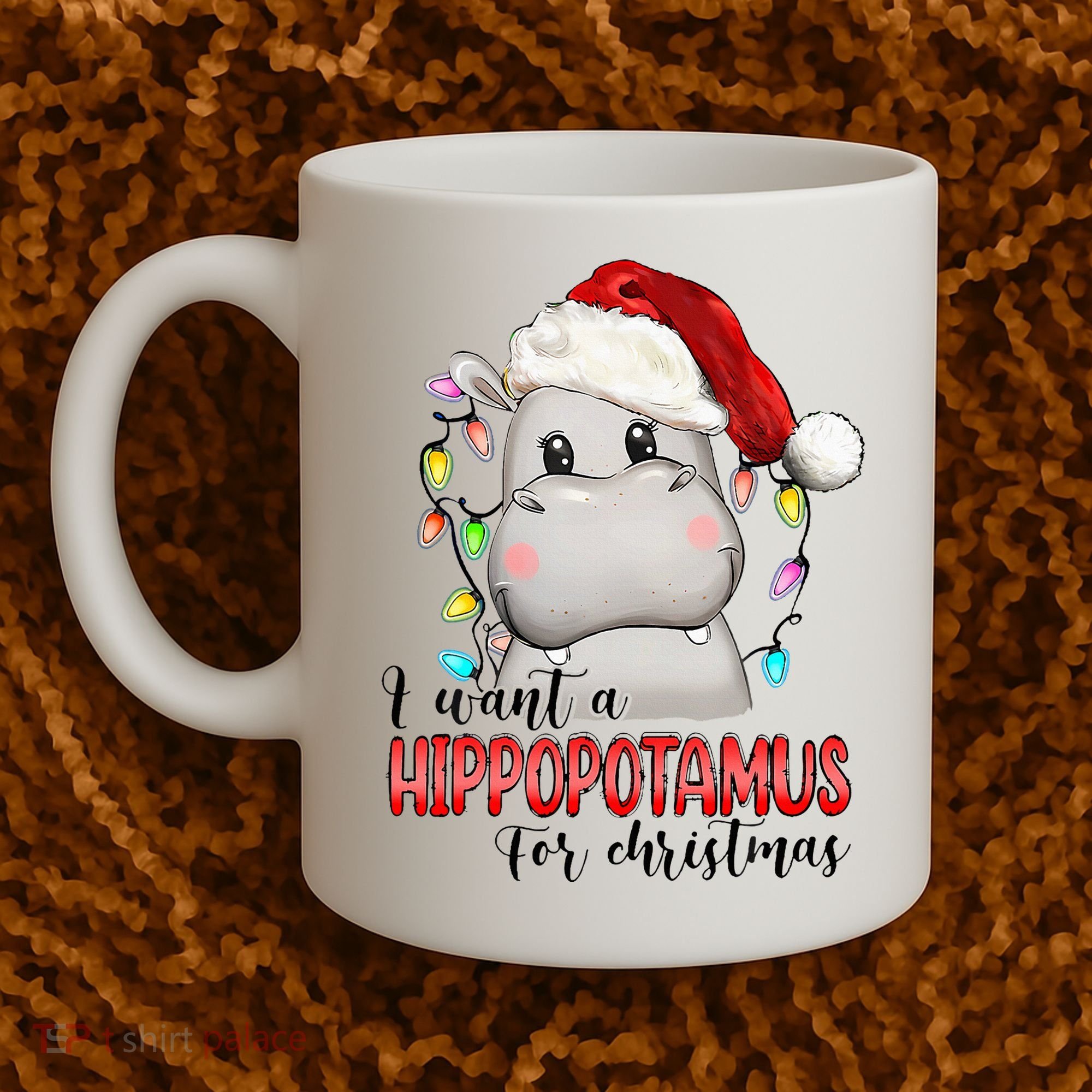 I Want A Hippopotamus For Christmas Xmas Coffee Mug