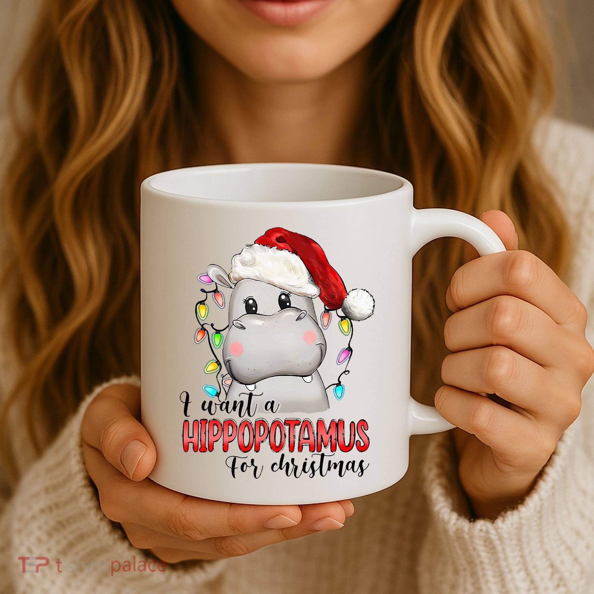 I Want A Hippopotamus For Christmas Xmas Coffee Mug