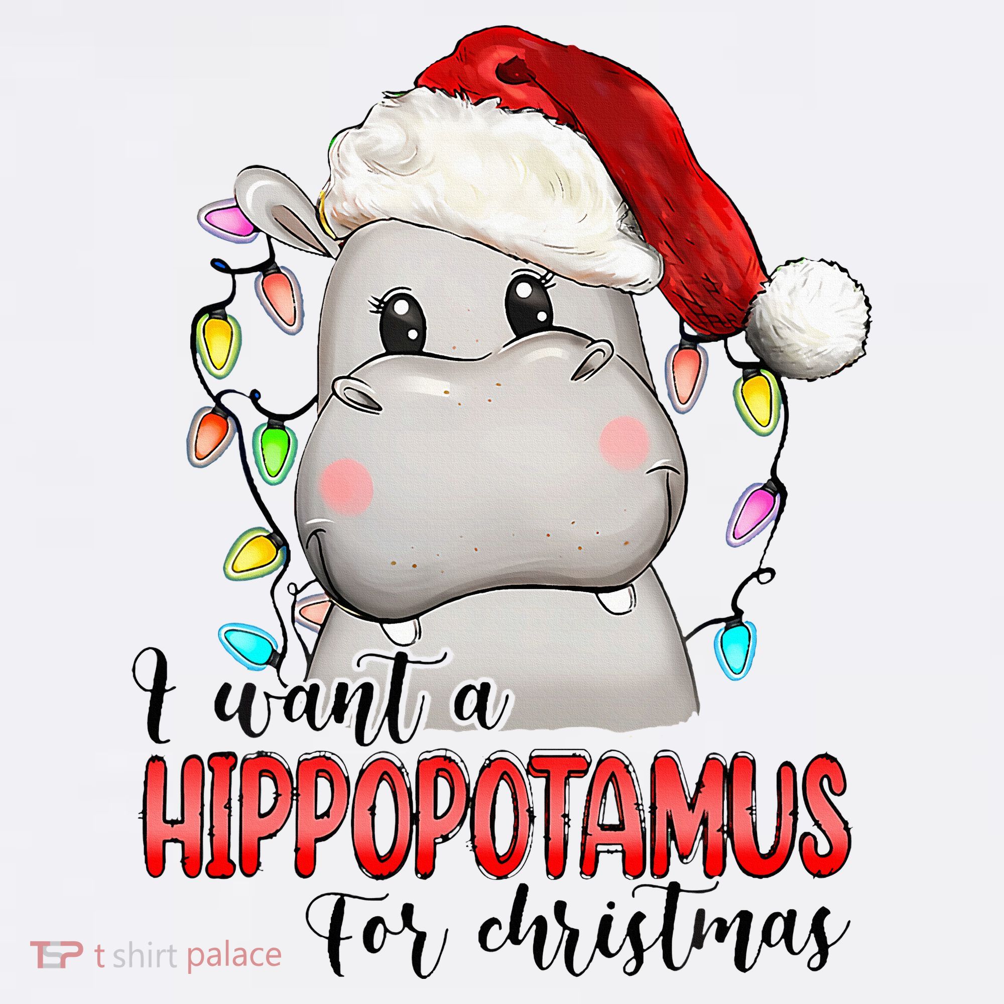 I Want A Hippopotamus For Christmas Xmas Polo