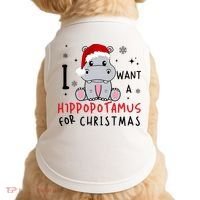 I Want A Hippopotamus For Christmas Doggie Tank thumb 0