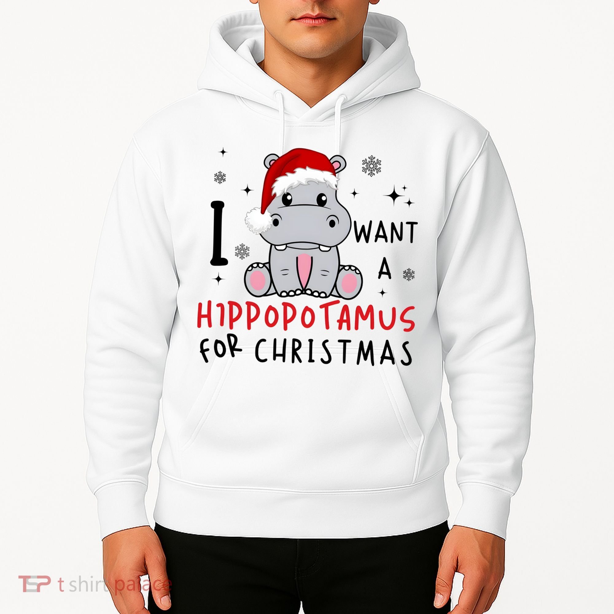 I Want A Hippopotamus For Christmas Hoodie