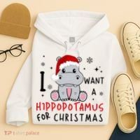 I Want A Hippopotamus For Christmas Hoodie thumb 4