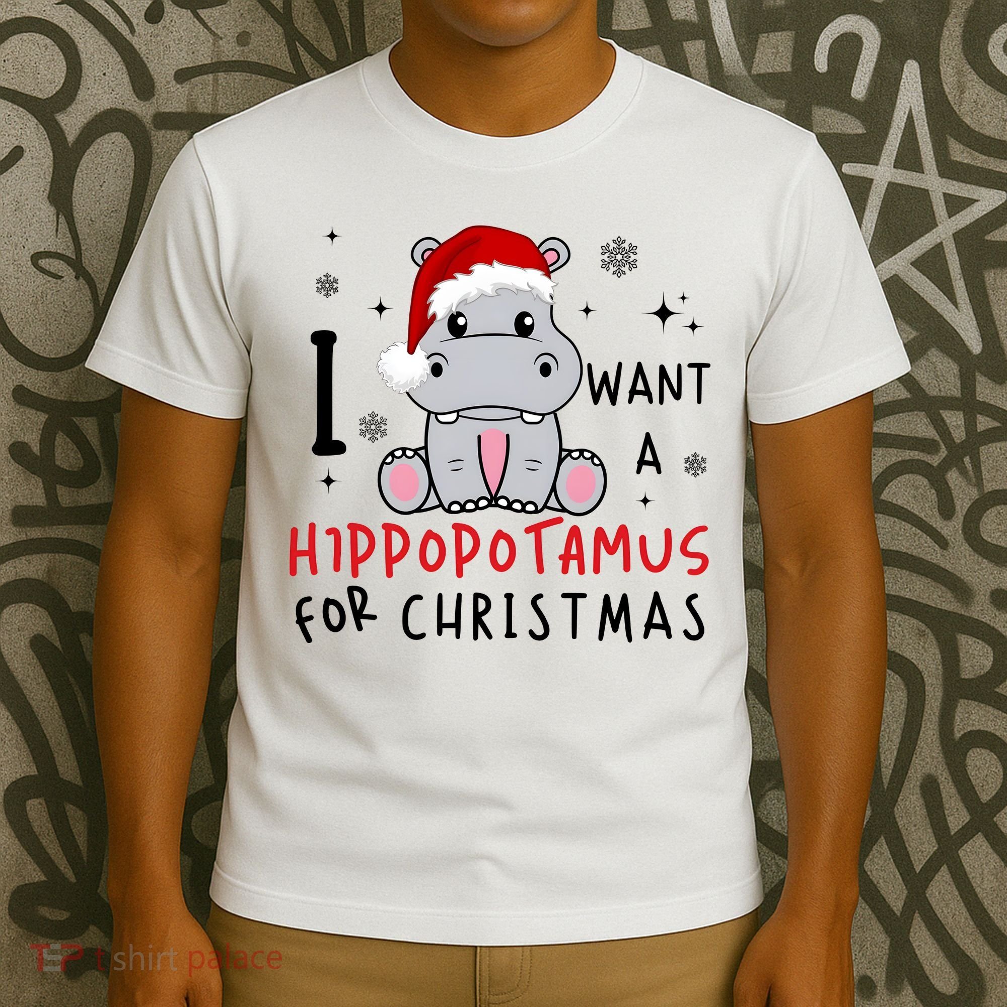 I Want A Hippopotamus For Christmas T-Shirt