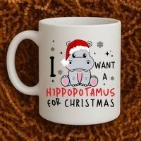 I Want A Hippopotamus For Christmas Coffee Mug thumb 2