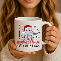 I Want A Hippopotamus For Christmas Coffee Mug thumb 3