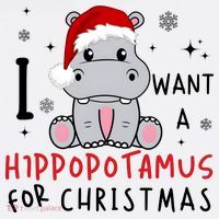 I Want A Hippopotamus For Christmas Women's Hoodie thumb 2