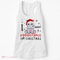 I Want A Hippopotamus For Christmas Women's Tank Top thumb 0