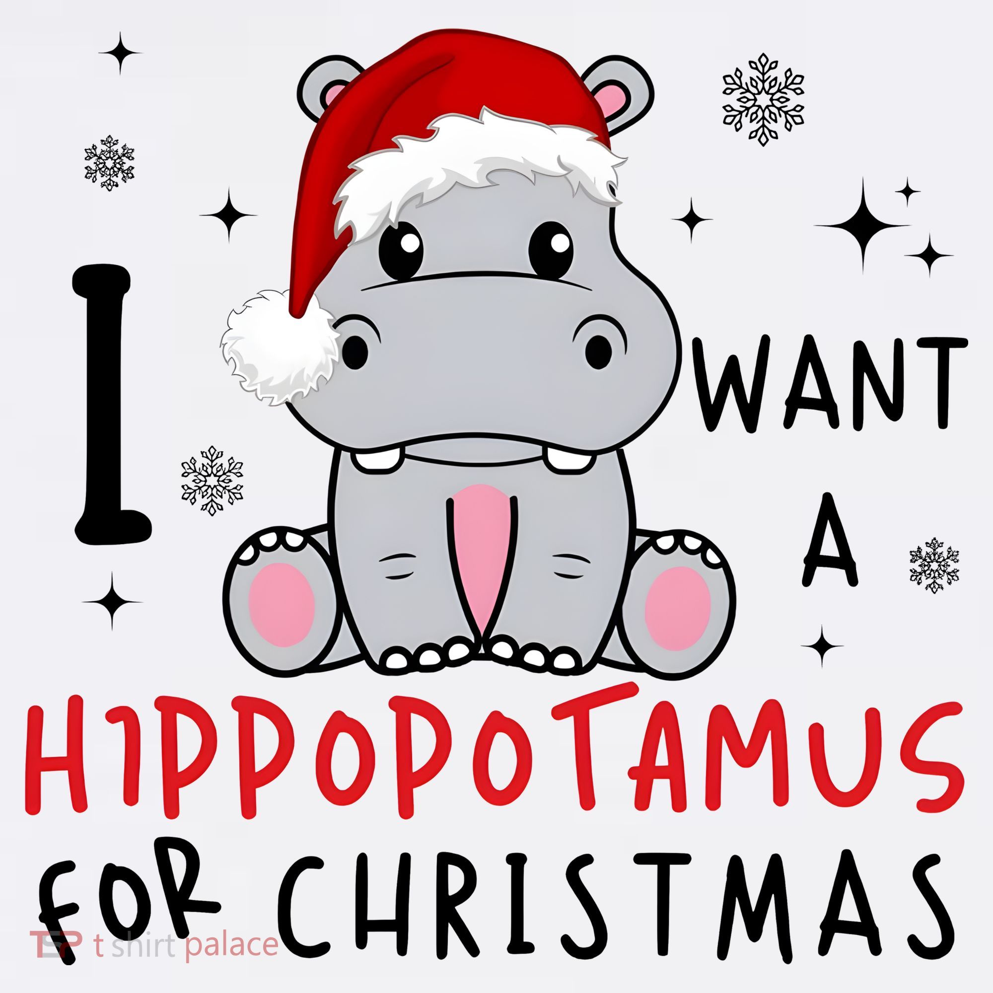 I Want A Hippopotamus For Christmas Women's Tank Top