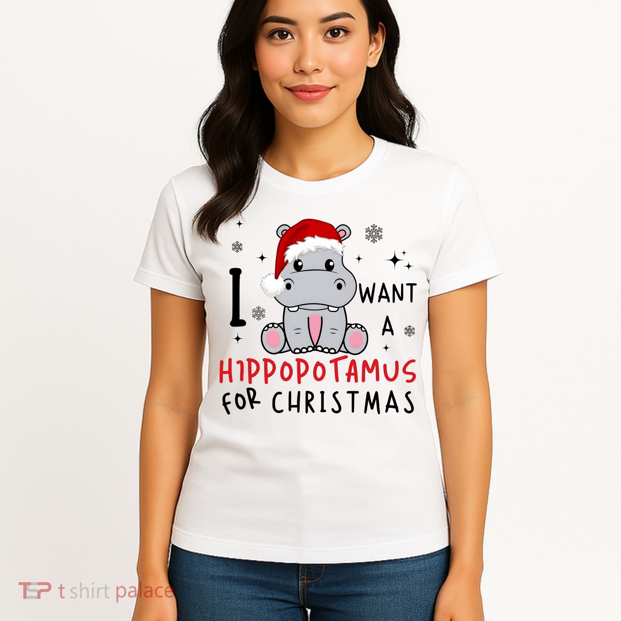I Want A Hippopotamus For Christmas Women's T-Shirt