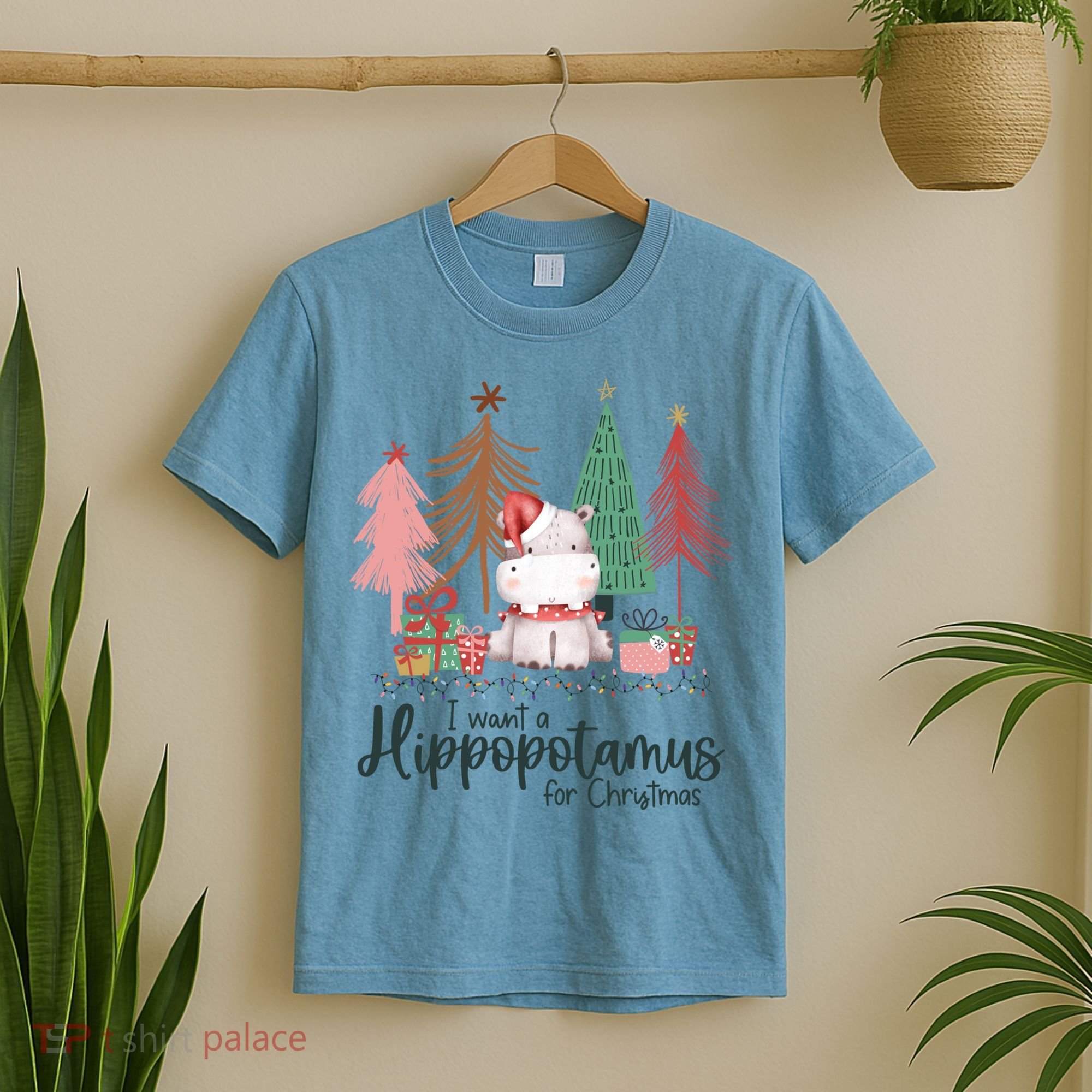I Want A Hippopotamus For Christmas For Christmas Xmas Hippo Gift T-Shirt