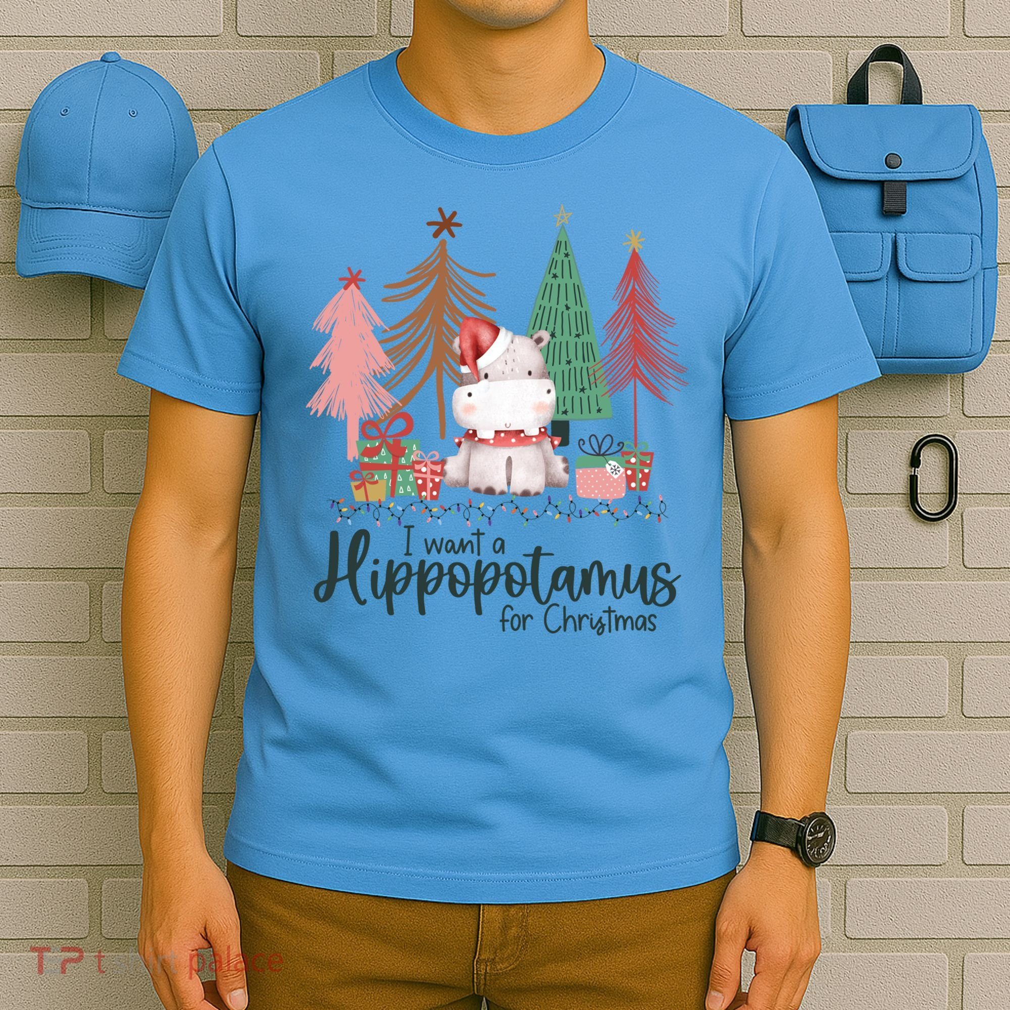I Want A Hippopotamus For Christmas For Christmas Xmas Hippo Gift T-Shirt