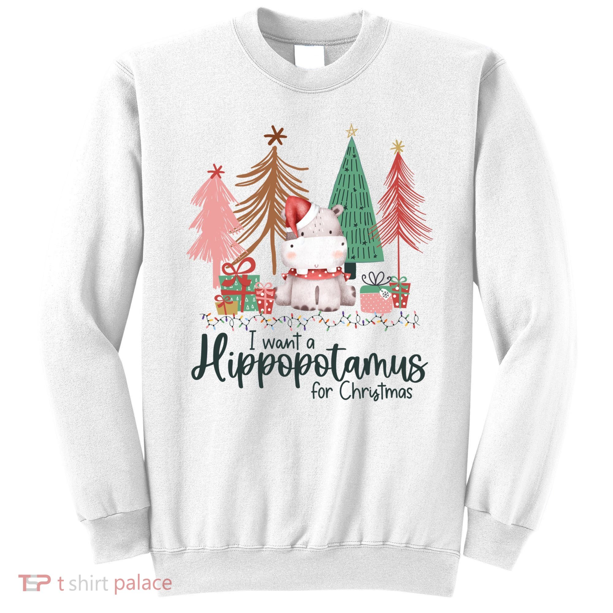 I Want A Hippopotamus For Christmas For Christmas Xmas Hippo Gift Sweatshirt