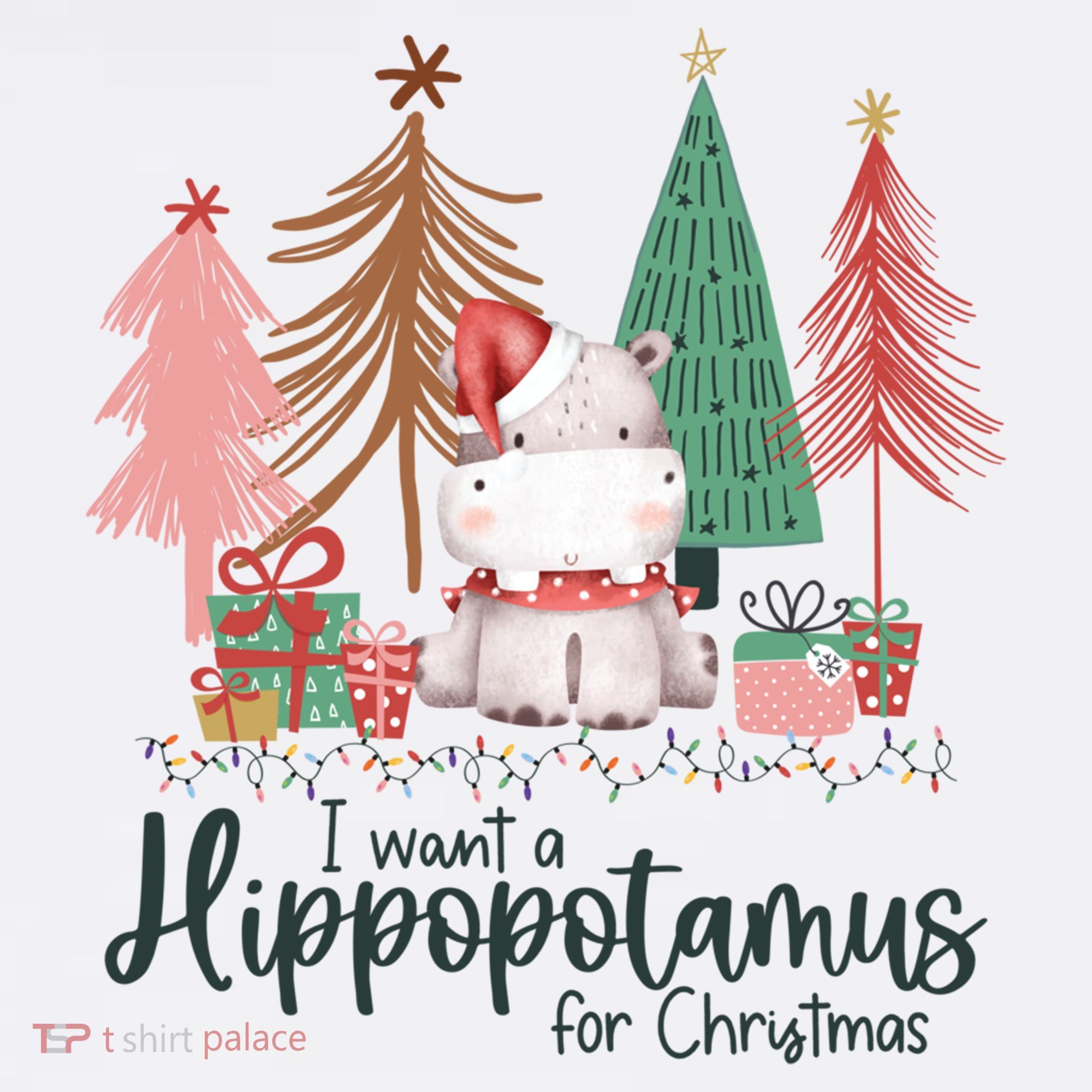 I Want A Hippopotamus For Christmas For Christmas Xmas Hippo Gift Mousepad