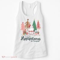 I Want A Hippopotamus For Christmas For Christmas Xmas Hippo Gift Women's Tank Top thumb 0