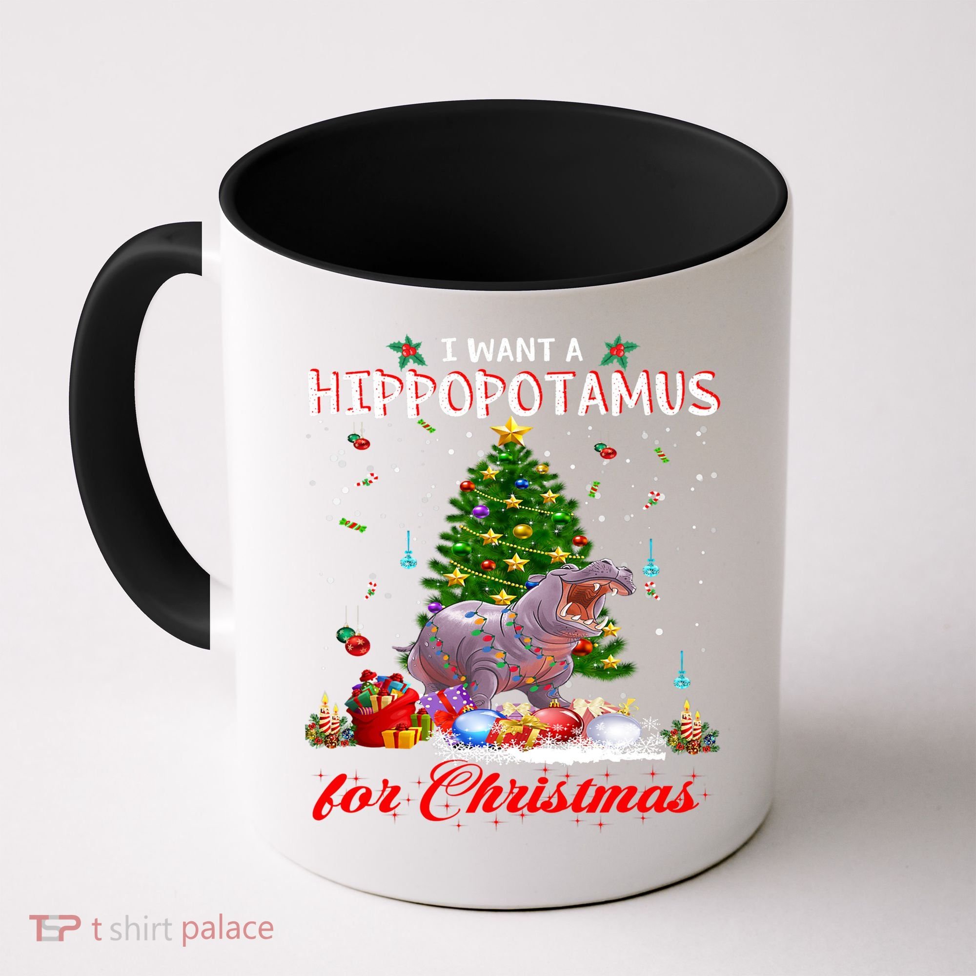 I Want A Hippopotamus For Christmas Xmas Hippo For Gift Coffee Mug
