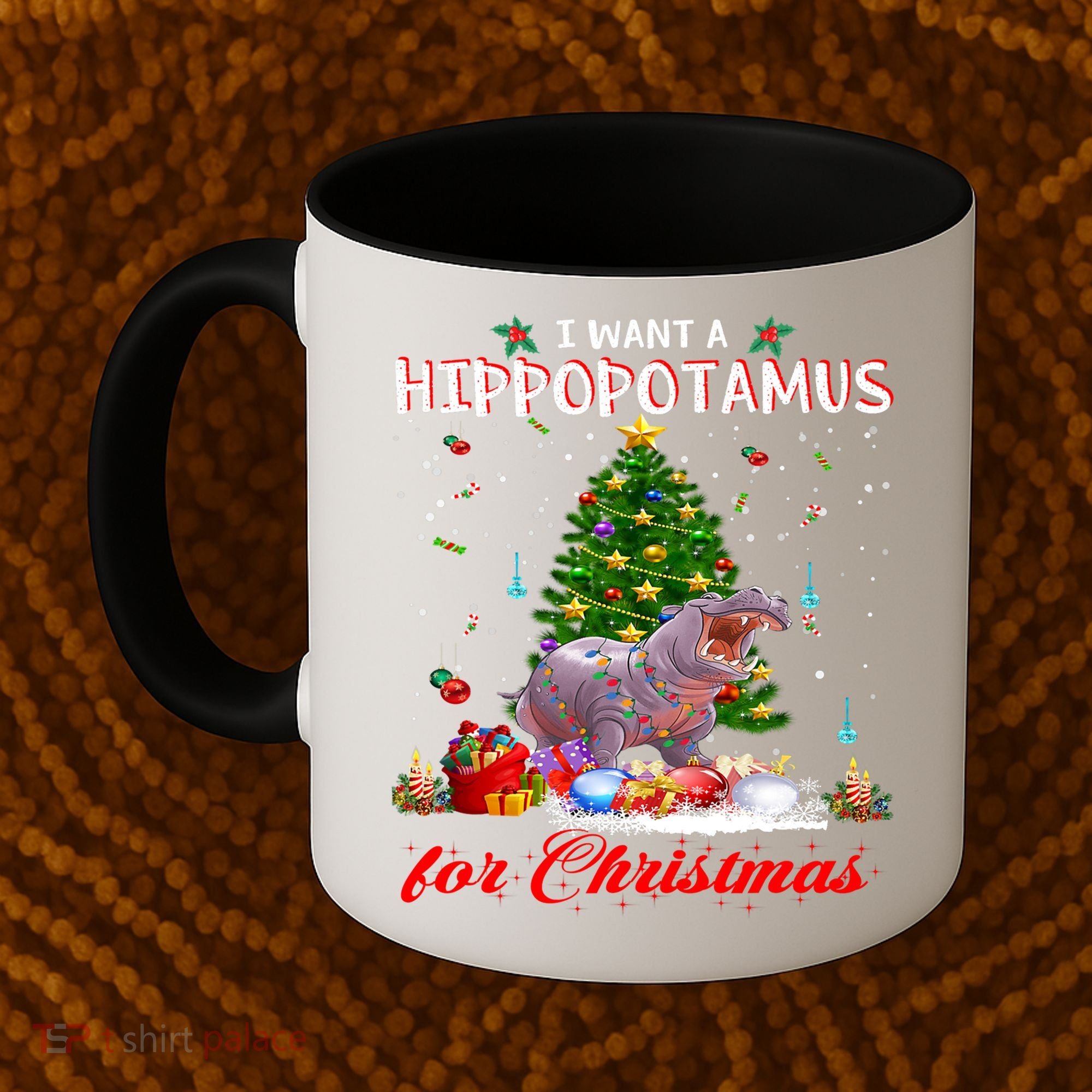I Want A Hippopotamus For Christmas Xmas Hippo For Gift Coffee Mug