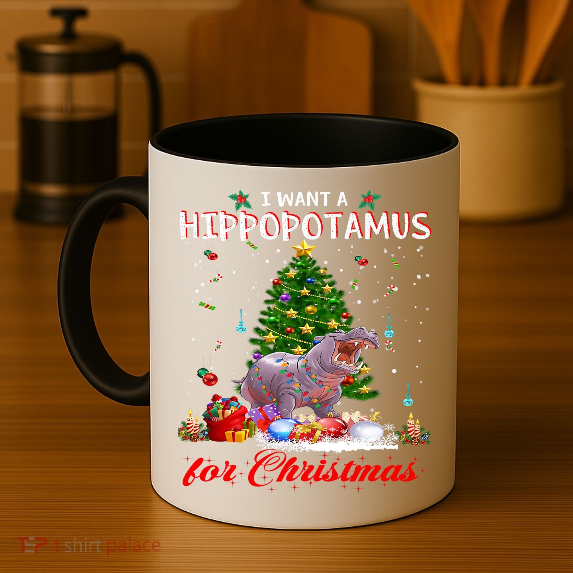 I Want A Hippopotamus For Christmas Xmas Hippo For Gift Coffee Mug