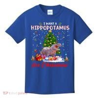 I Want A Hippopotamus For Christmas Xmas Hippo For Gift Kids T-Shirt thumb 0