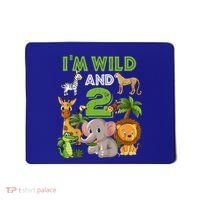 Im Wild And 2 Zoo Theme Birthday Safari Jungle Mousepad thumb 0