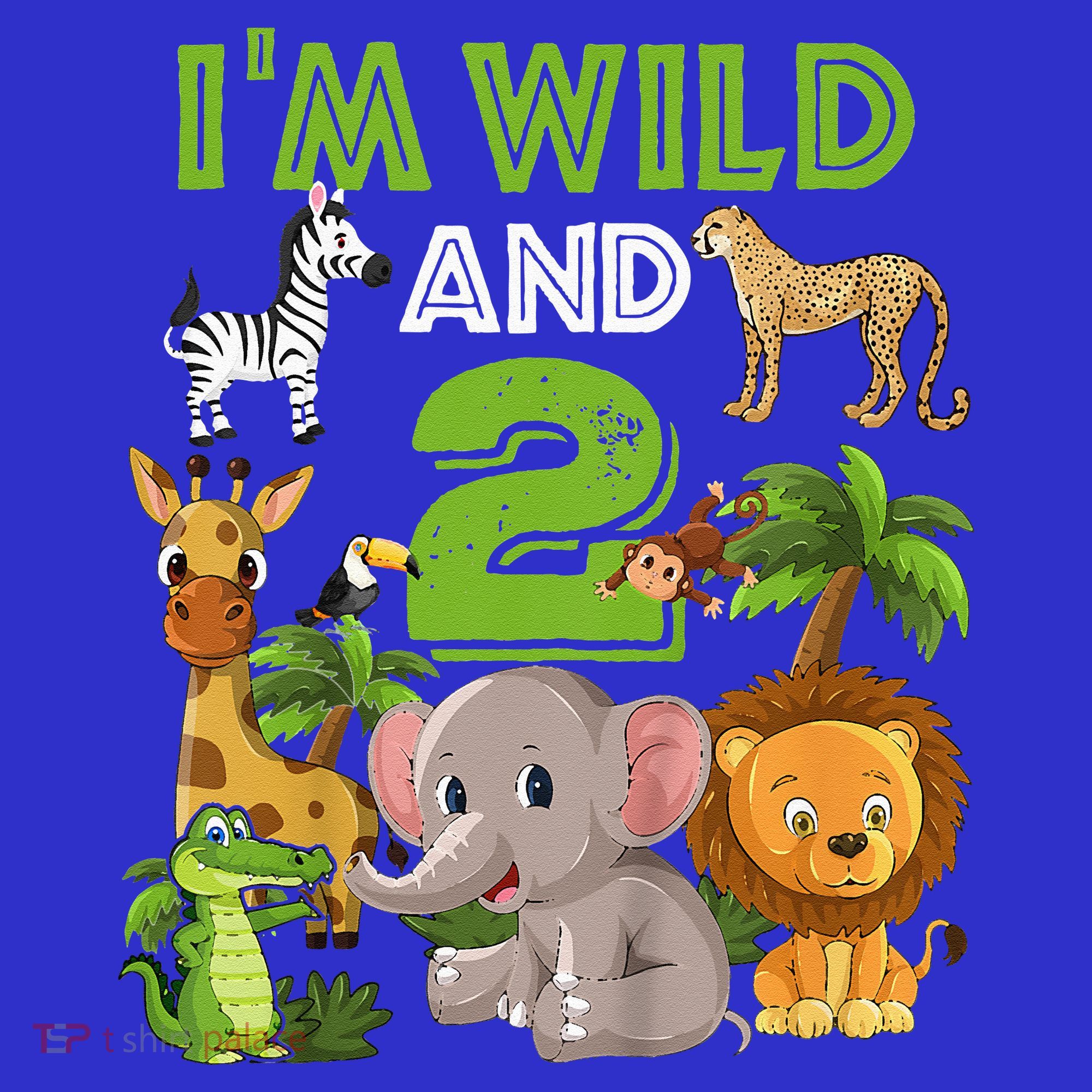 Im Wild And 2 Zoo Theme Birthday Safari Jungle Mousepad
