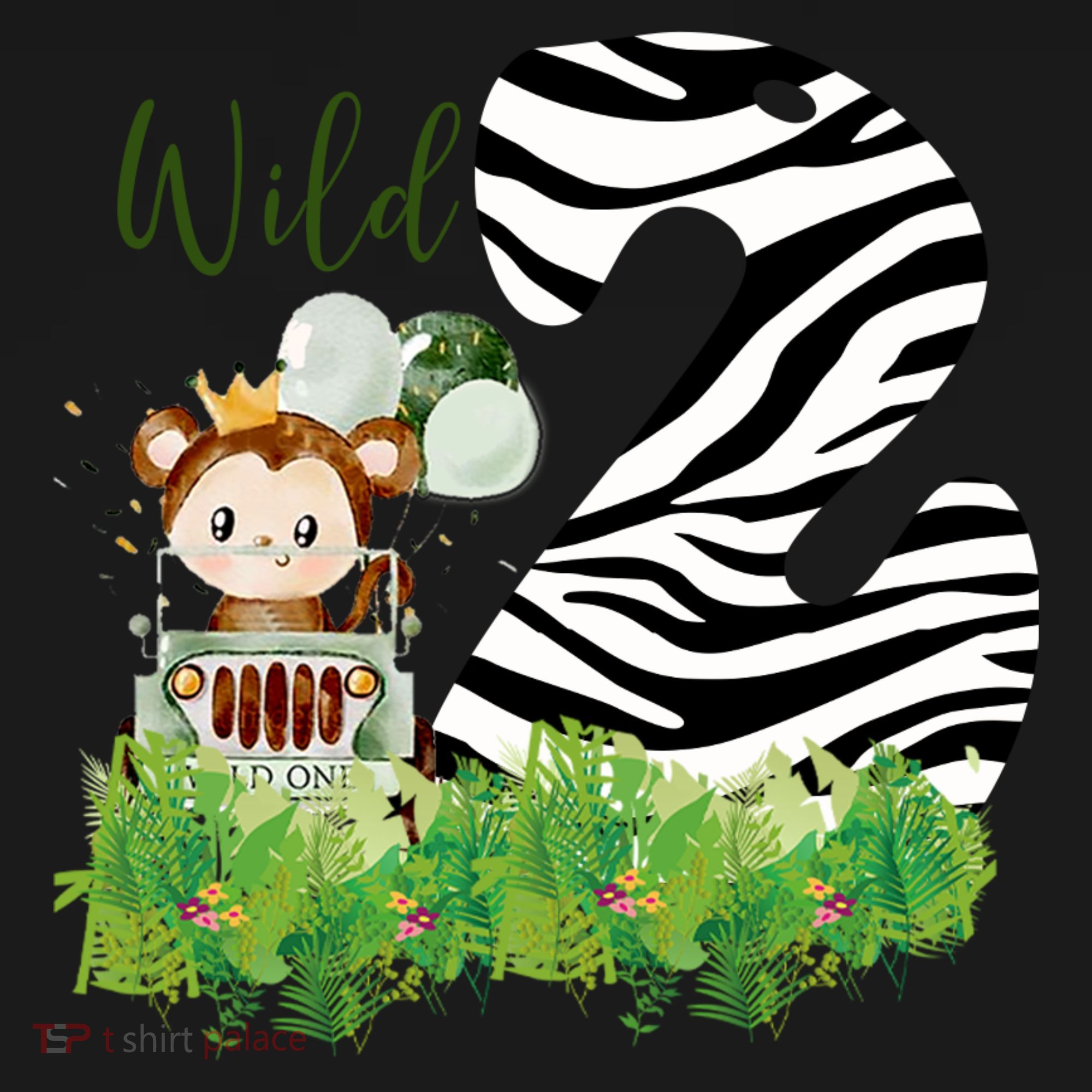 Im Wild And 2 Zoo Theme Birthday Safari Jungle Animal Women's Hoodie