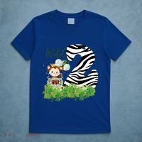Im Wild And 2 Zoo Theme Birthday Safari Jungle Animal T-Shirt thumb 5