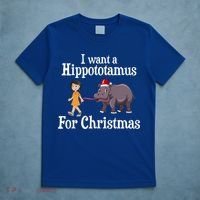 I Want A Hippopotamus For Christmas Hippo Xmas For Girl Gift T-Shirt thumb 5