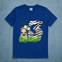 Im Wild And 3 Zoo Theme Birthday Safari Jungle Animal T-Shirt thumb 5