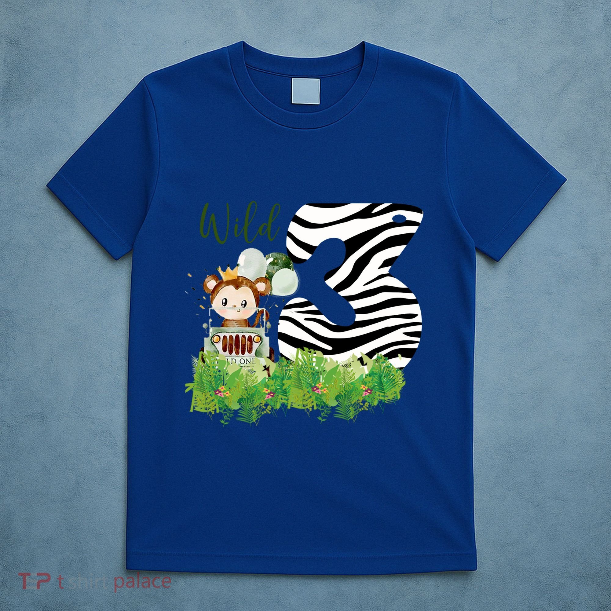 Im Wild And 3 Zoo Theme Birthday Safari Jungle Animal T-Shirt