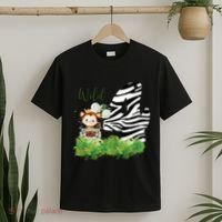 Im Wild And 4 Zoo Theme Birthday Safari Jungle Animal T-Shirt thumb 2