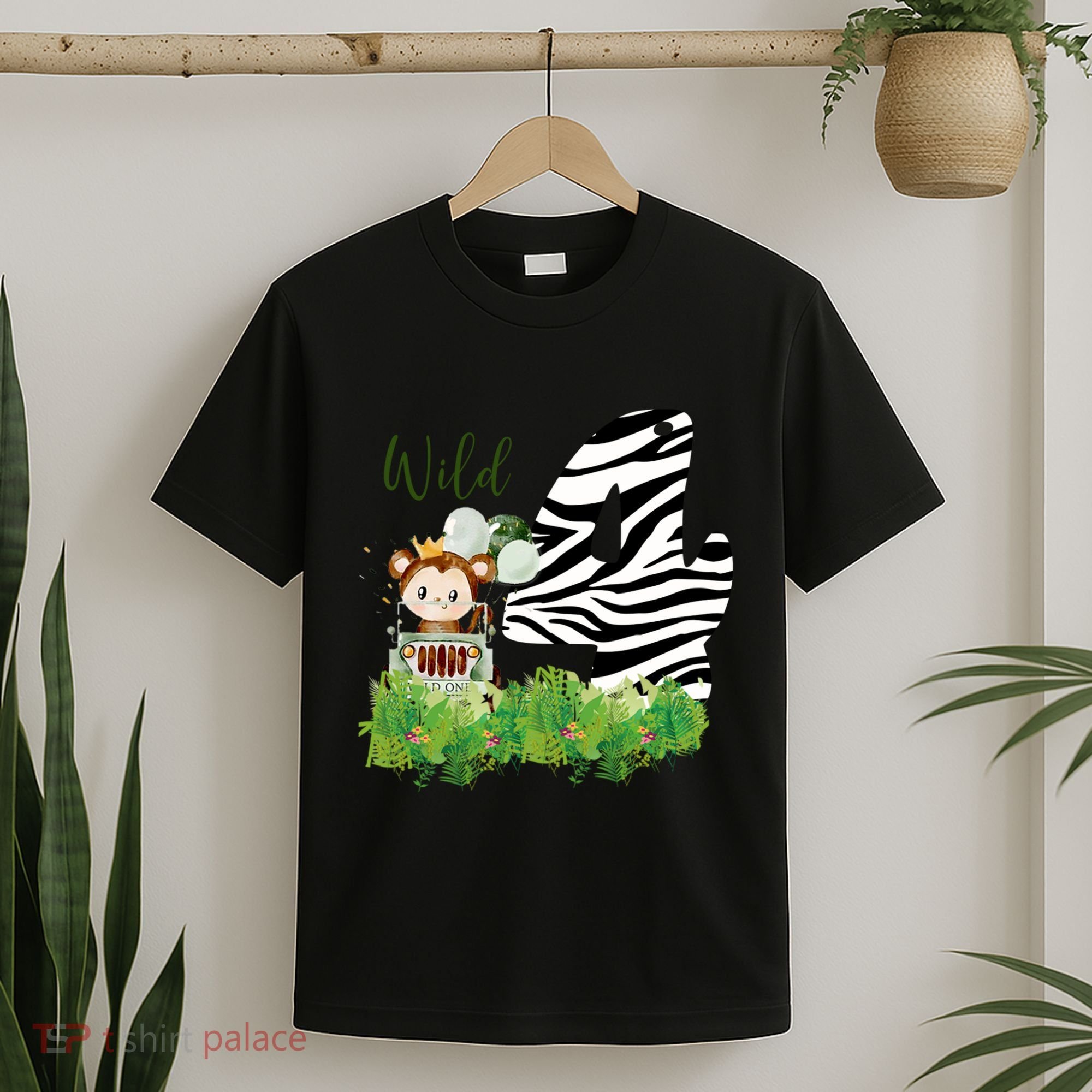 Im Wild And 4 Zoo Theme Birthday Safari Jungle Animal T-Shirt