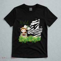 Im Wild And 4 Zoo Theme Birthday Safari Jungle Animal T-Shirt thumb 5