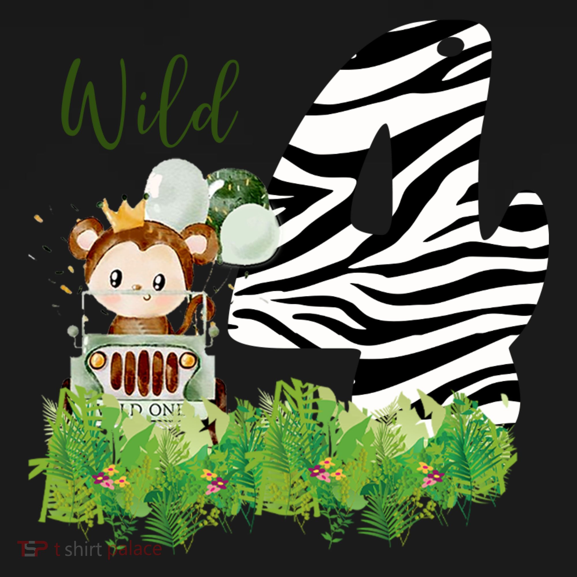 Im Wild And 4 Zoo Theme Birthday Safari Jungle Animal Women's Hoodie
