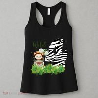 Im Wild And 4 Zoo Theme Birthday Safari Jungle Animal Women's Tank Top thumb 3