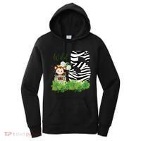 Im Wild And 5 Zoo Theme Birthday Safari Jungle Animal Women's Hoodie thumb 0